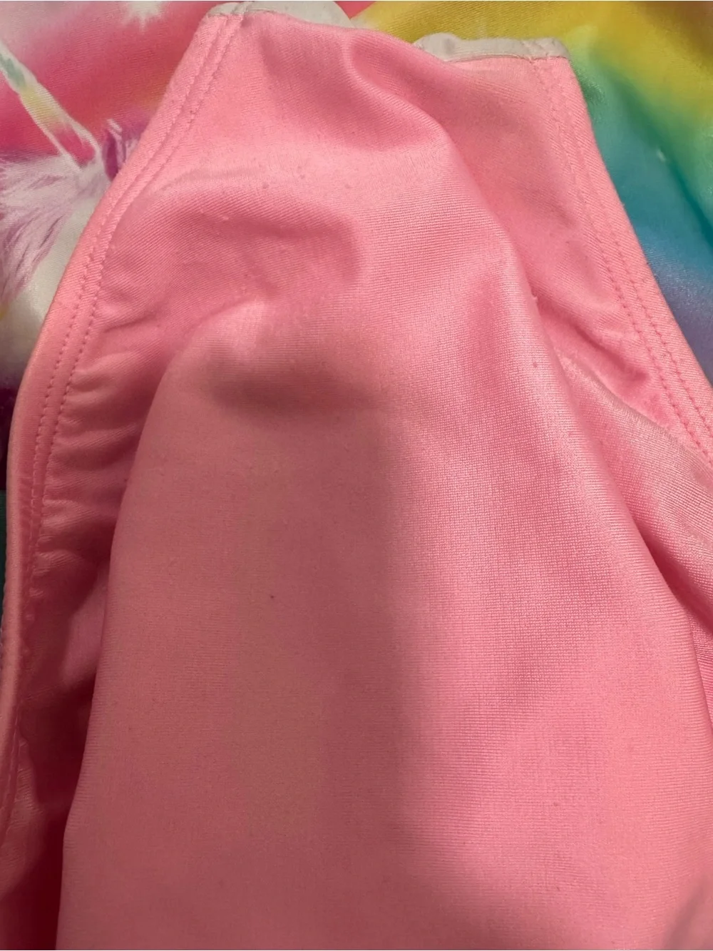 Girls Swimwear Bundle - Pink, Rainbow Unicorn, Mermaid 7/8